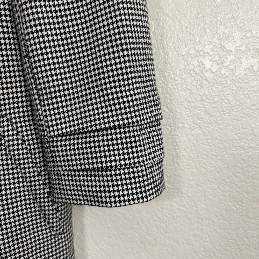Naf Naf Houndstooth Open Front Blazer - Picture 4 of 5
